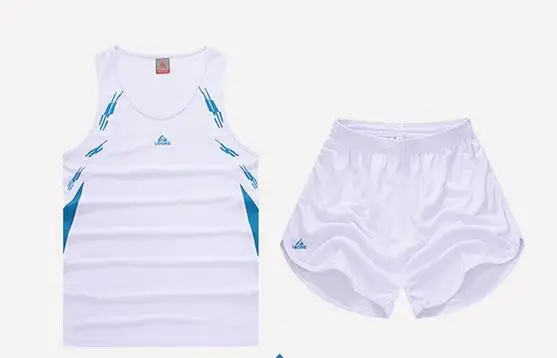 Новые мужские и женские баскетбольные майки для бега, набор парных униформ, комплекты спортивной одежды, дышащие Джерси, спортивный костюм на заказ - Цвет: 8307 white men