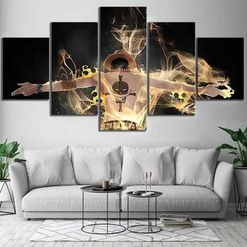 

Home Decoration Canvas Hd Printed One Piece Painting Fashion Animation Poster Wall Art Picture For Girl Room Modular Framed