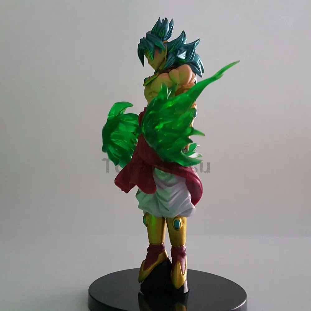 Najtaniej Dragon Ball Z figurki zabawki Broly Green Power anime Dragon Ball Super Broly Led Lights zabawkowy model Esferas Del Dragon