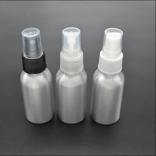 Wholesale 50ml Aluminum Perfume Spray Bottle Toner Humectant Cosmetic