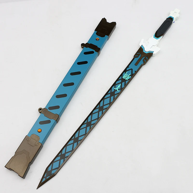 Игра OW Косплей Гэндзи деревянный меч оружие белый тигр Wakizashi косплей