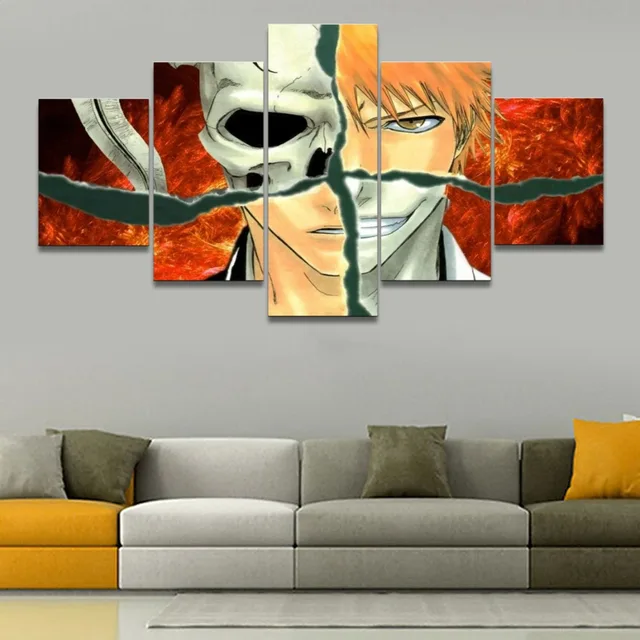 5 Panel Naruto Anime Canvas Hd Prints Painting Wall Art Home Decor