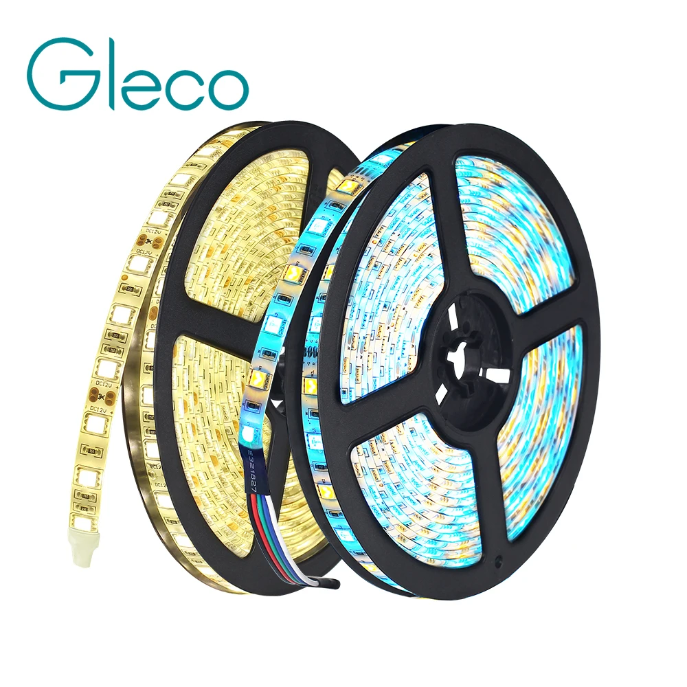 Гибкая светодиодная лента 12 В постоянного тока 5 м 5050 RGB RGBW RGBWW 60 светодиодов/м