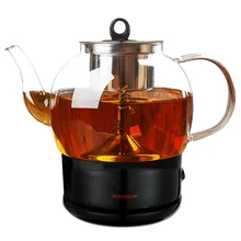 Кипятить чай ware черный полностью автоматический паровой стекла, Электрический чайник делает черный