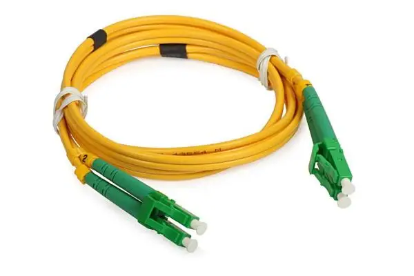 5 шт дуплекс 2LC/APC-2LC/APC-2.0mm-PVC-G652D-Yellow-1.5m патчкорд из оптического волокна/перемычка