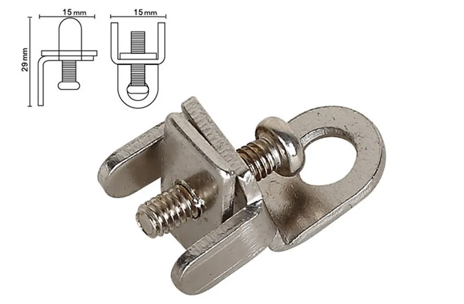 4pcs High Quality Curtain Track lifting lug Loop Stop for Dooya Old Somfy Curtain Track and Xiaomi Smart Curtain Cornice System-5