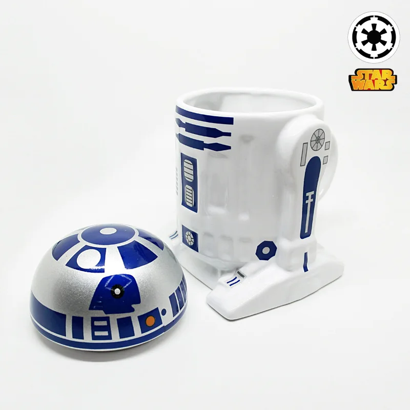 OUSSIRRO, креативная, Звездные войны, 3D, R2-D2, робот, мультфильм, керамическая кружка, кофейная чашка, фарфоровая, чайная чашка, стакан для детей, подарки для друзей