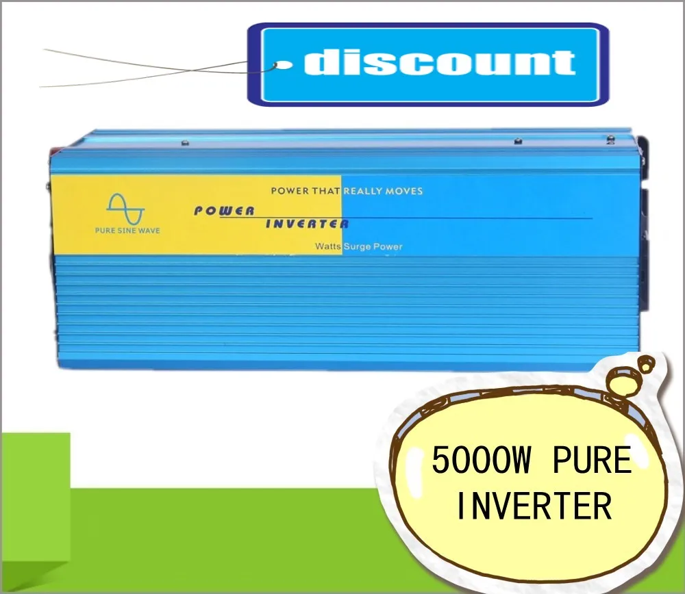 

Peak power 10000W continues power 5000W output Pure Sine Wave Inverter dc 48V to ac 230V~130V/220V~240V in stock