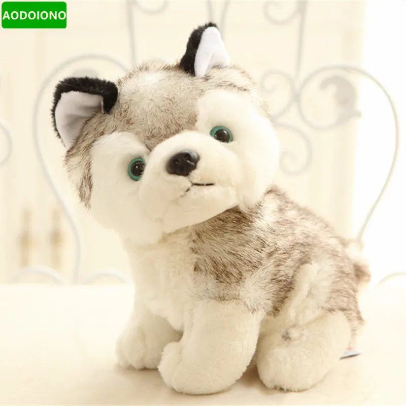 Плюшевый хаски. Игрушка для собак. Husky plush plush. Мини мягкие игрушки. Lucky doggy пудель.