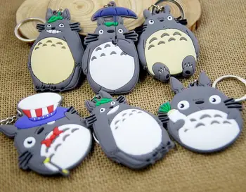 

New 20 pcs Cartoon Japanese anime My Neighbor Totoro PVC Key Chain For Best Gift Free Shipping P-3