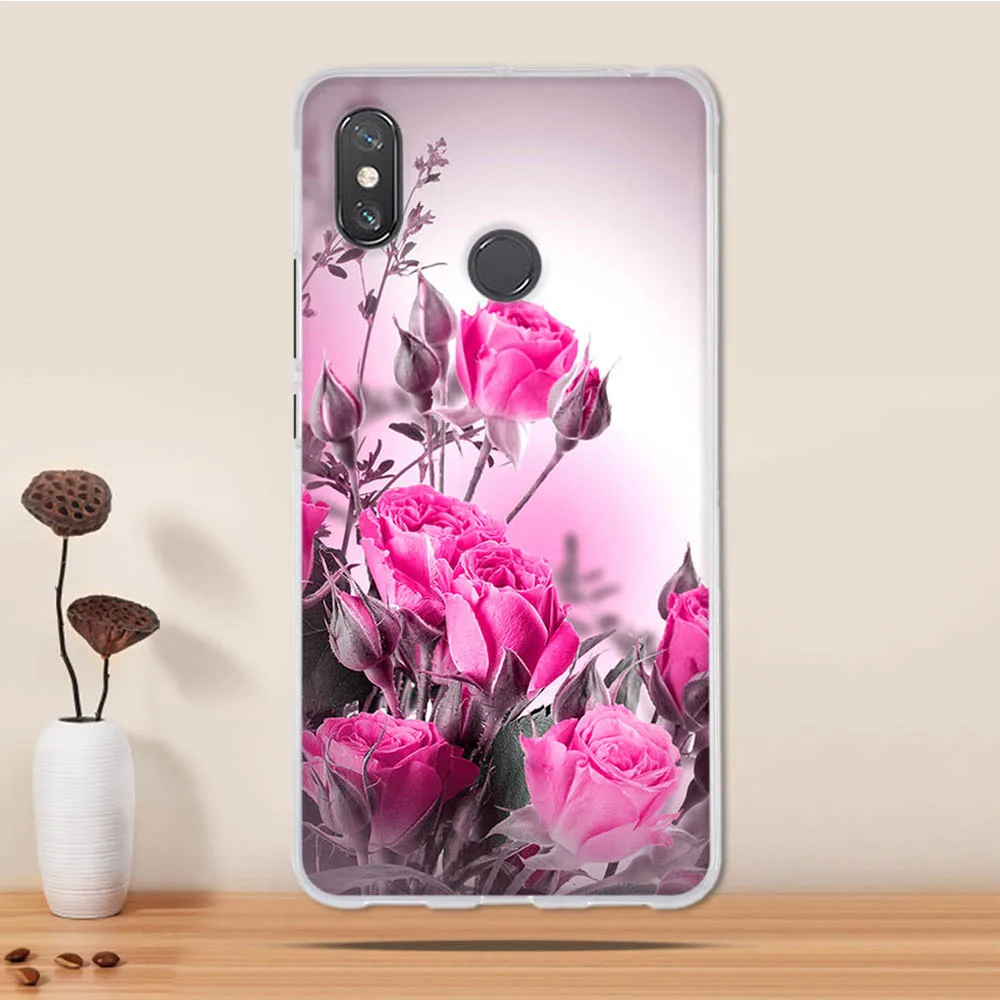 Чехол для Xiaomi Mi Max 3 Силиконовый ТПУ чехол Max3 мягкий с рисунком чехол|Бамперы| |