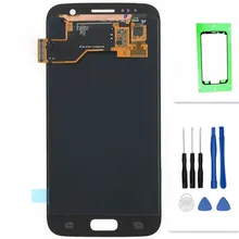 Для SAMSUNG GALAXY S7 G930A G930F SM-G930F ЖК-дисплей кодирующий преобразователь сенсорного экрана в сборе Замена для SAMSUNG S7 lcd+ инструмент