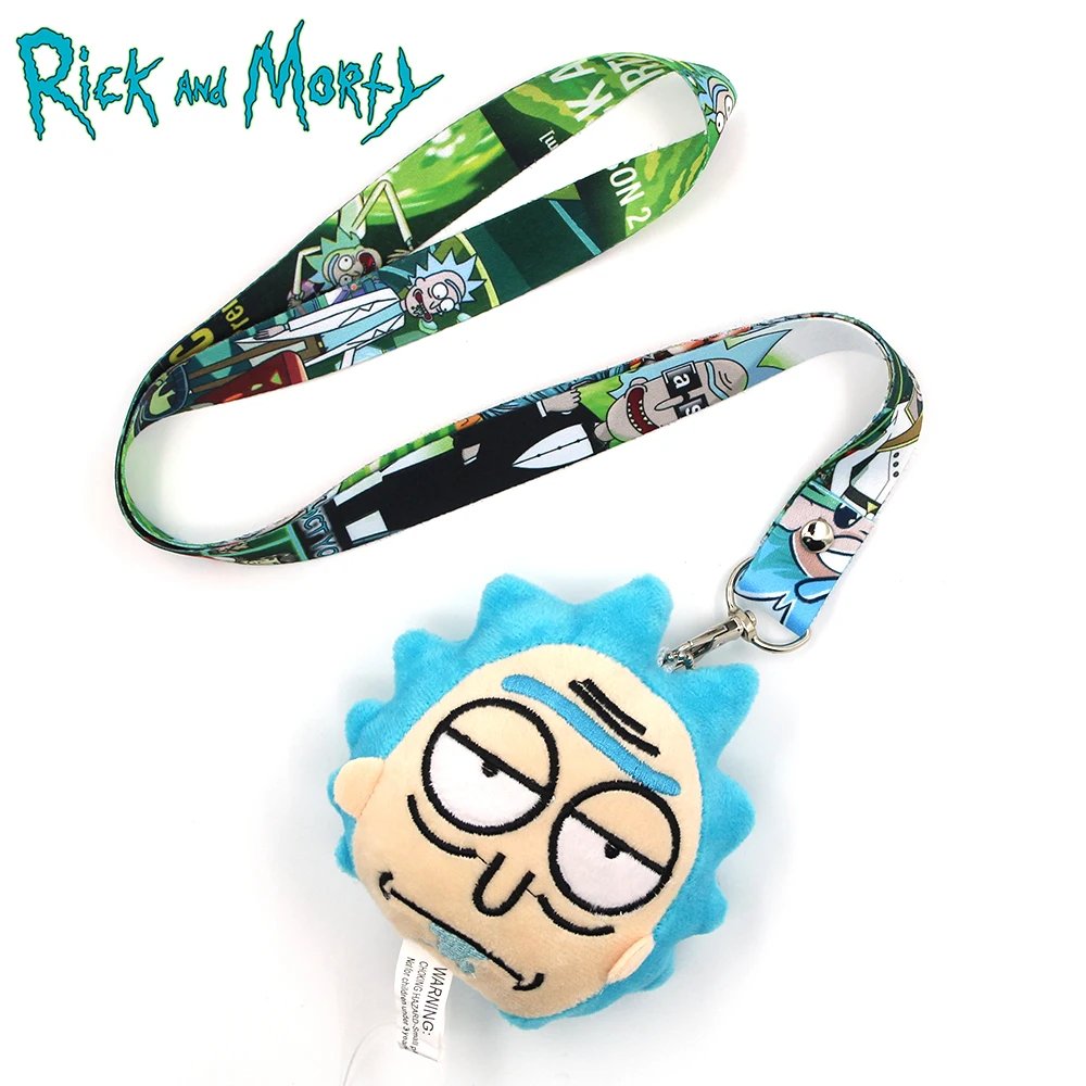Rick and Morty плюшевый фаршированный кулон в форме куклы MEESEEKS брелок для мобильного