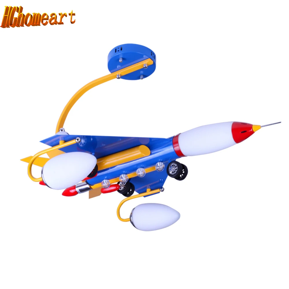 

Iron Aircraft Baby Room Pendant Lights Led Acrylic 3 Head Pendant Lamp Modern Pendant Lighting Resin Children's Kids Bedroom
