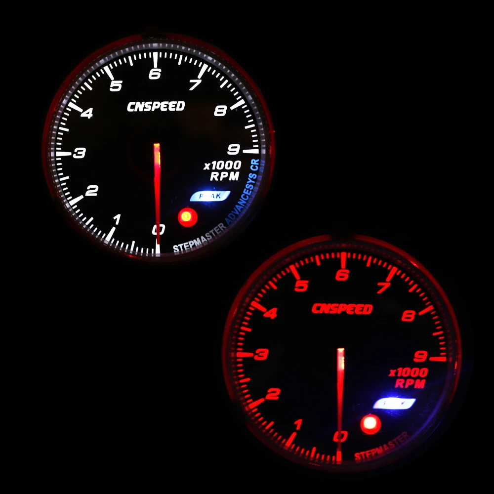 Бесплатная доставка автоматический Тахометр CNSPEED 60 мм красный и белый датчик