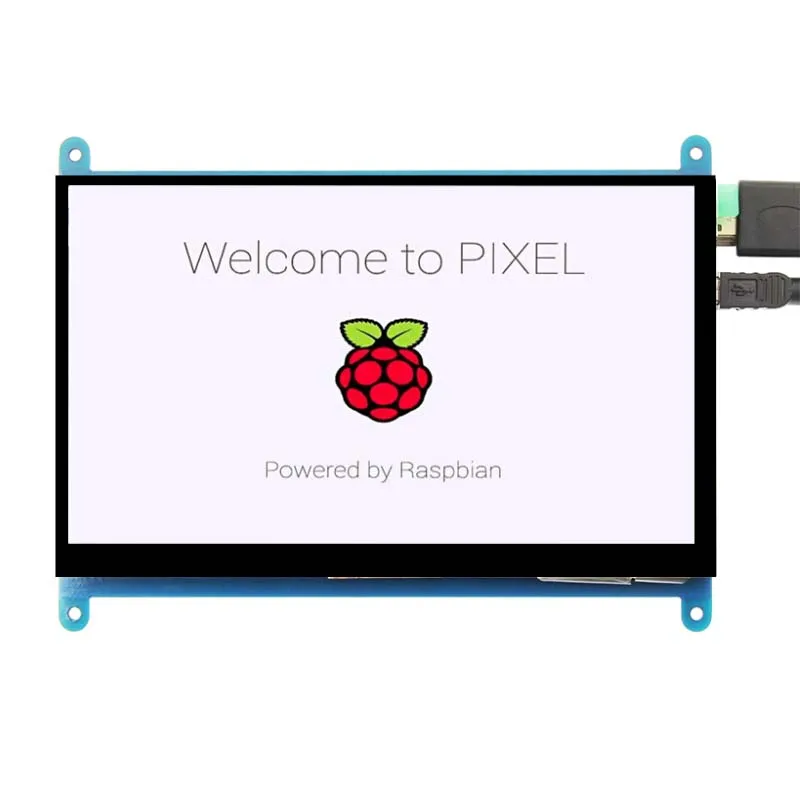 

7 Inch 1024 x 600 HDMI Capacitive IPS LCD Module 5 Point Touch Screen Support Raspberry pi LCD Display