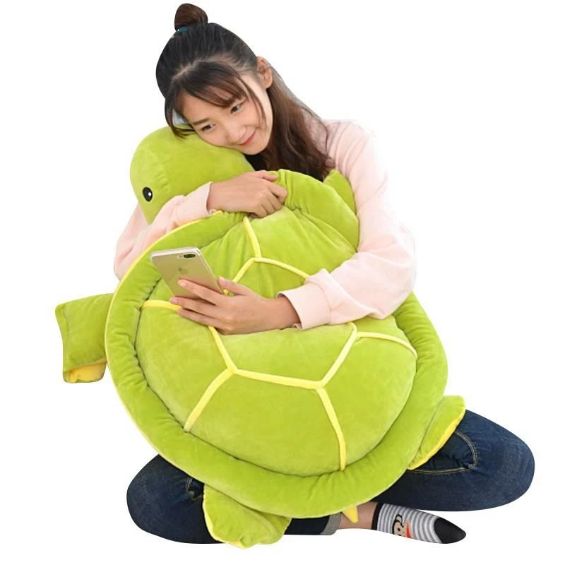 big stuffed turtle