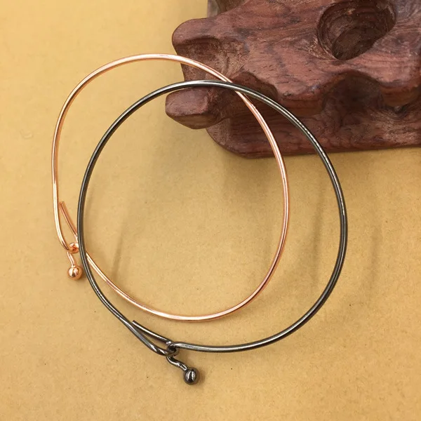 Открытые манжеты тростной браслет проводной простой фурнитура сделай сам