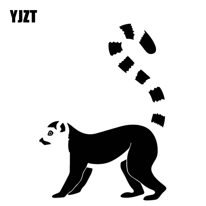 YJZT 12.4CM*17.1CM Meerkat Vinyl Decal Decorate Car Door Stickers Pattern Black/Silver C4-2106 | Автомобили и мотоциклы