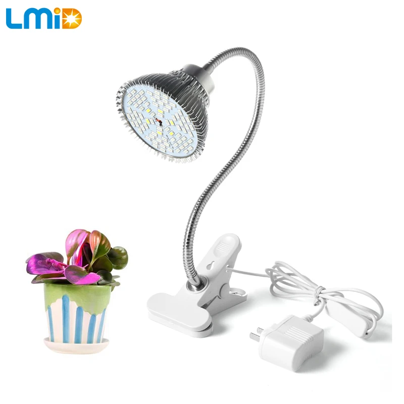 Lmid 15 W полный спектр светодиодный Grow Light клип Выращивание растений огни для цветы растения, овощи гидропоники растут лампы AC85-265V