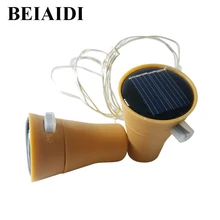 BEIAIDI 10 шт. 10 Светодиодный стеклянный винный Солнечный СВЕТОДИОДНЫЙ светильник в форме пробки, бутылка для вина, затвор свет, лампа для рождественской вечеринки