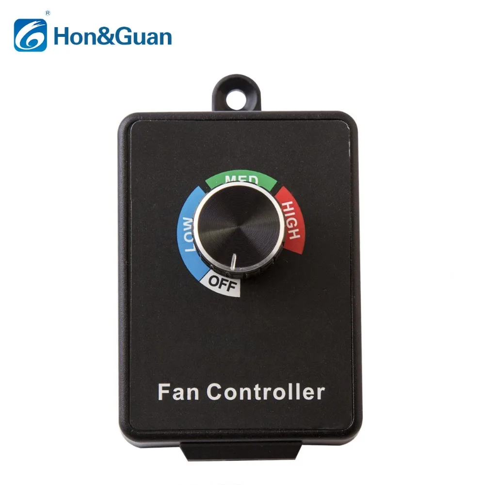 Fan speed control dial Fan speed control dial