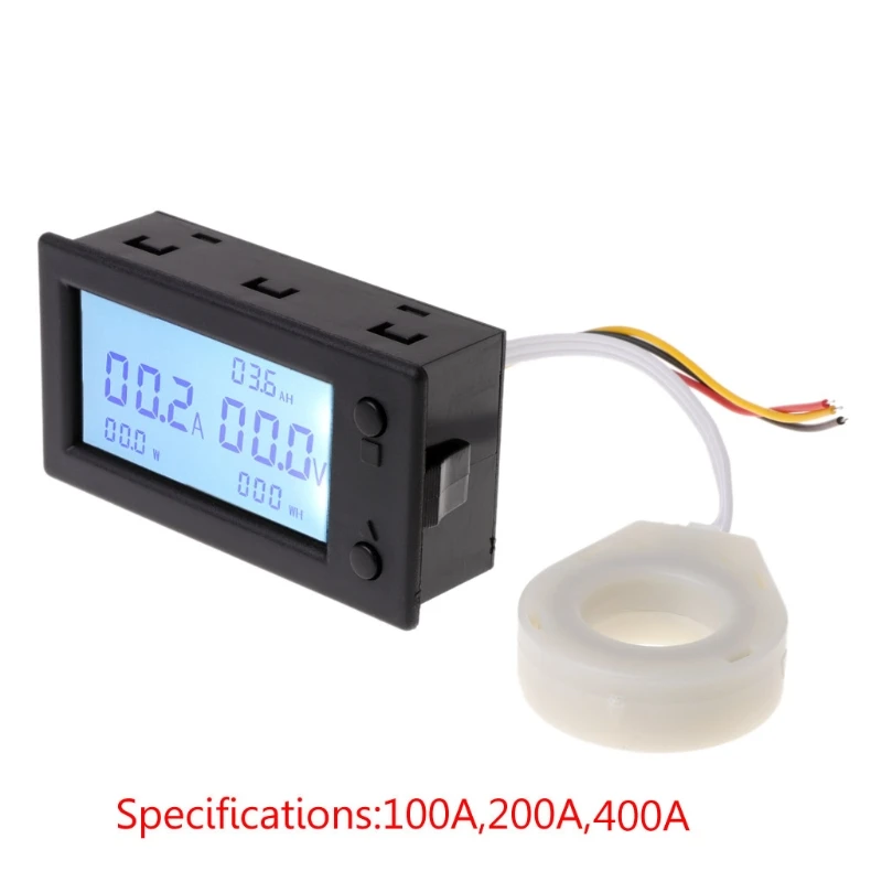 DC300V 100A 200A 400A Hall Effect Coulometer Digital Voltmeter Ammeter