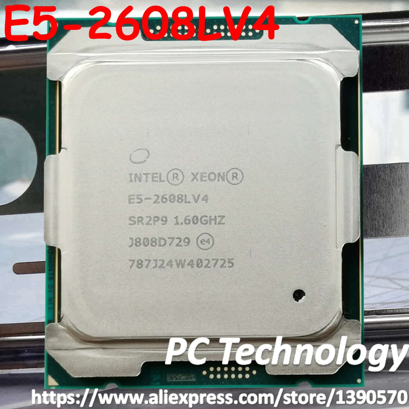Оригинальный процессор Intel Xeon E5 V4 2608LV4 CPU 2608L V3 1 60 ГГц LGA2011 3 20 МБ 8 ядер Бесплатная