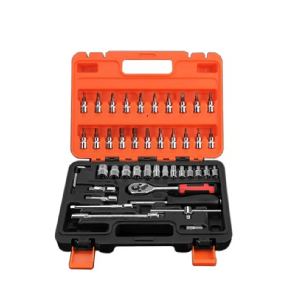 

46 Piece Socket Wrench Set Car Repair Ratchet Wrench 46 Pieces Auto Repair Tools Set Wholesale