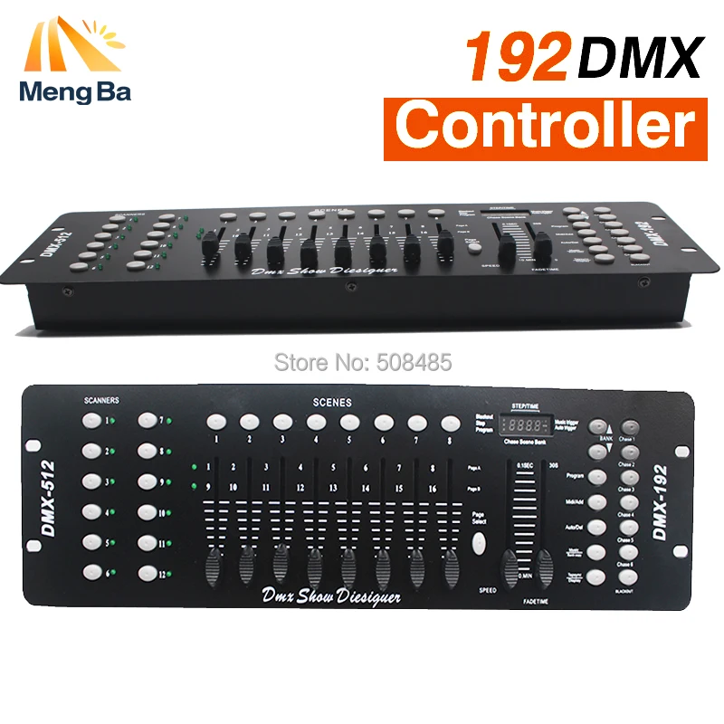 2 шт. Новый 192 DMX контроллер DJ оборудование DMX 512 консоли сценического освещения для Светодиодный пар перемещения головы прожекторы DJ controlle