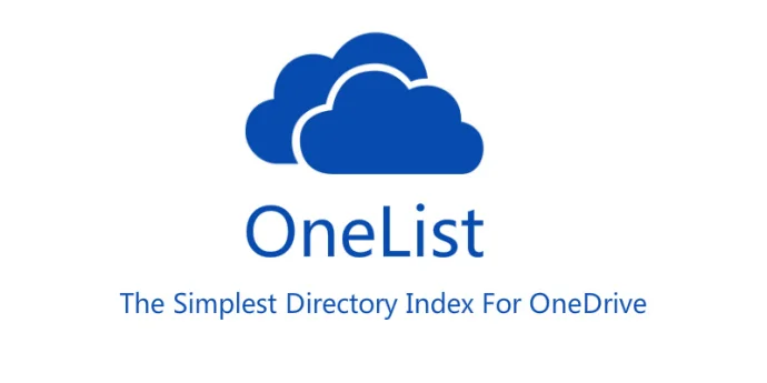 OneList-最简洁的OneDrive目录索引部署教程