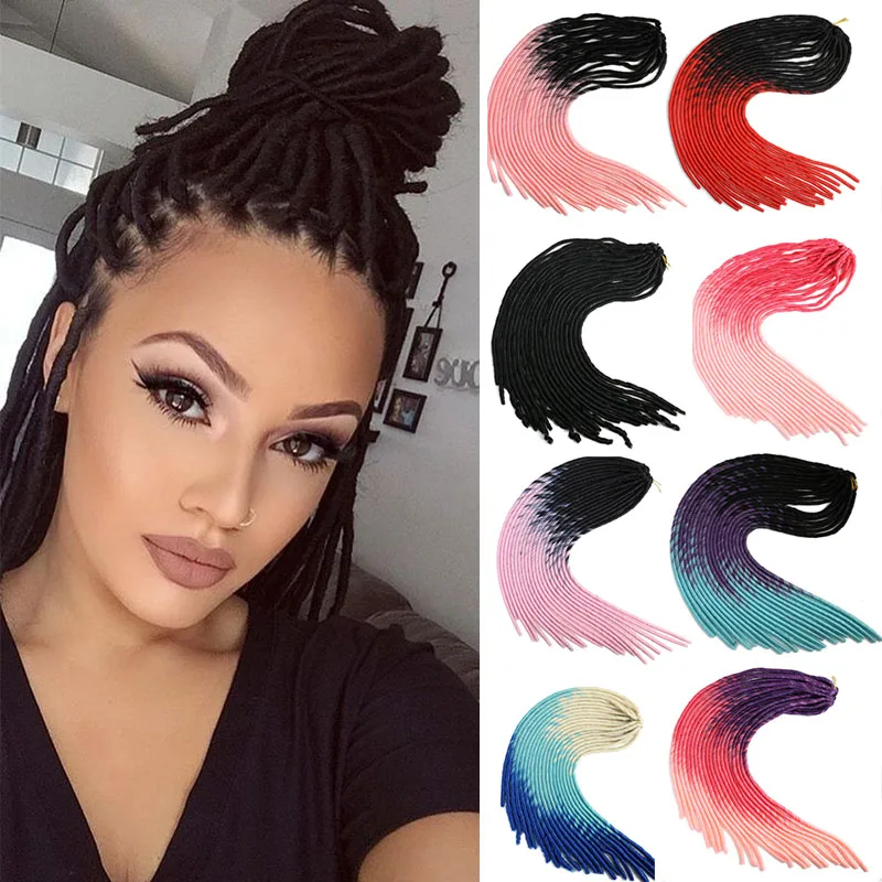 MUMUPI Goddess Faux Locs 100 г 20 дюймов вязанные крючком косы мягкие натуральные мягкие синтетические волосы для наращивания 20 прядей 1 шт