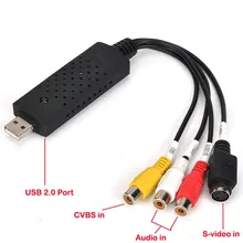 Изысканно разработанный прочный USB EasyCAP 2,0 Аудио ТВ Видео Vhs для Dvd Pc Hdd конвертер адаптер захвата карты