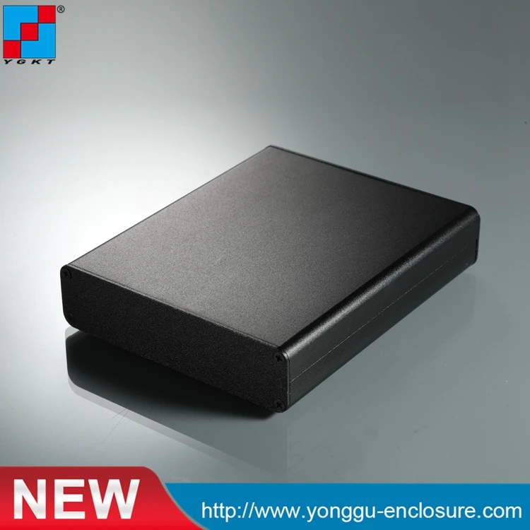 

100*25.5-120mm (WxH-D) alloy extruded aluminum enclosure for electronic device