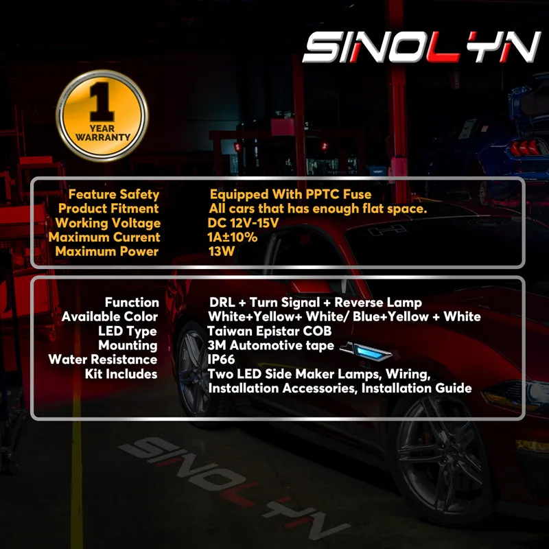Sinolyn LED DRL ְ     LED ġ   Ʈ ̵ Ŀ   ڵ Ʃ Ϲ