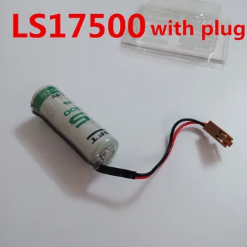 

10pcs New original For Saft LS17500 17500 A Size 3.6V PLC industrial automation equipment CNC machine lithium battery with plugs