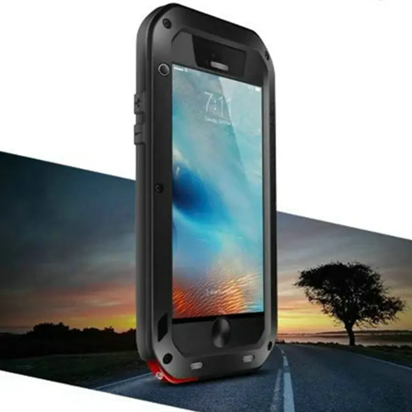 

For iPhone 6 Plus 6S Plus Original LOVE MEI Extreme Powerful life Shockproof Dustproof Anti Fall Protect Proof Metal Cover Case