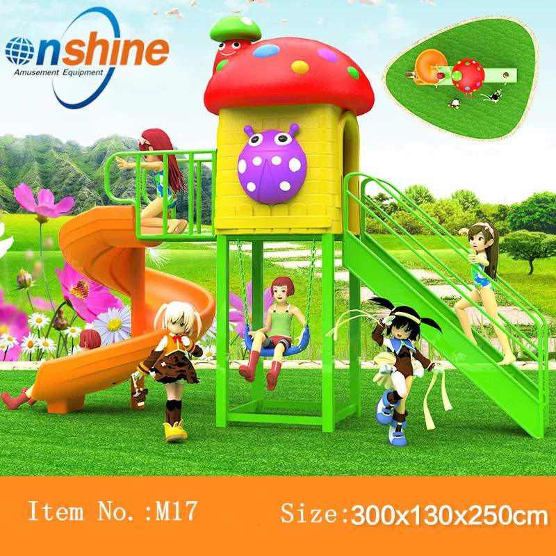 

amusement Multi-function combination playground slide for parks M17