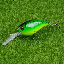 Isca de pesca com olhos 3d de alta qualidade, isca artificial para pescar em 7 cores, 10cm/15g, 1 peça equipamento de pesca disponível