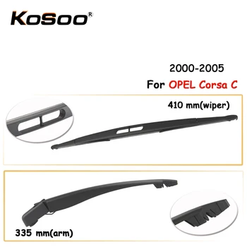 

KOSOO Auto Rear Car Wiper Blade For OPEL Corsa C,410mm 2000-2005 Rear Window Windshield Wiper Blades Arm,Car Accessories