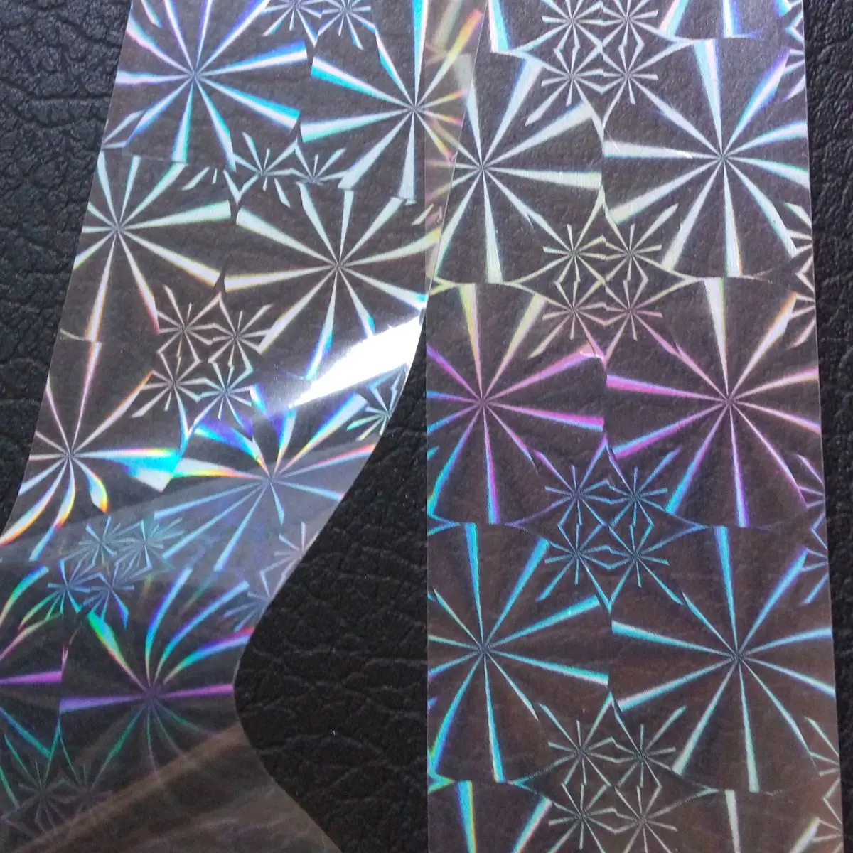 100 см прозрачная голографическая наклейка для ногтей с лазером разбитая стеклянная наклейка для дизайна ногтей женские наклейки для маникюра из фольги - Цвет: SK022