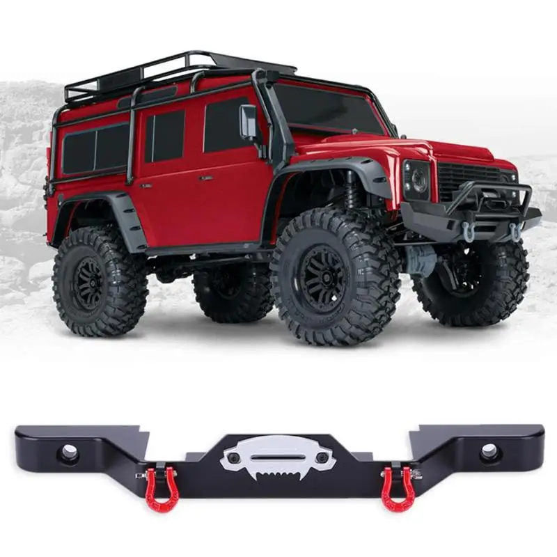 Передний бампер с 2 шт. огнями для TRX 4 Rc4wd Axial scx10 игрушечный альпинистский