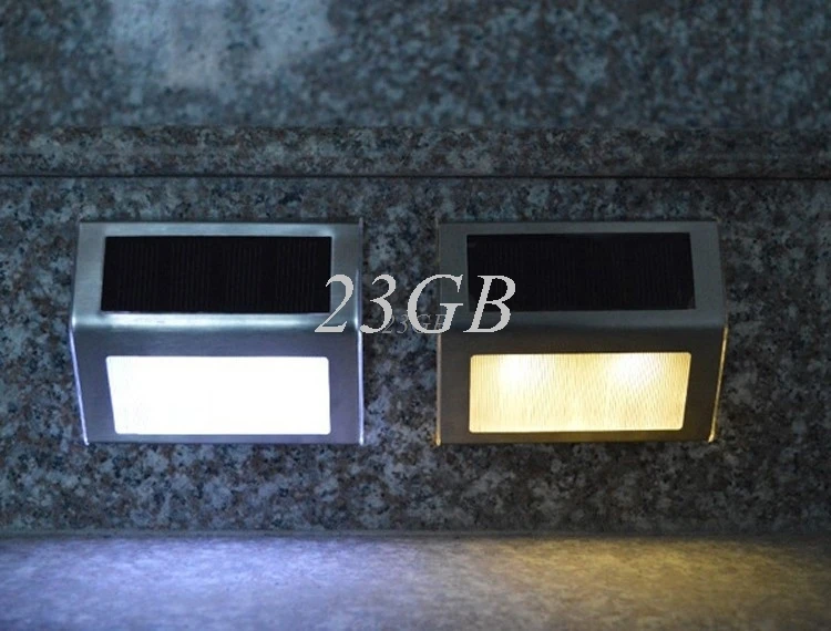 

LED Solar Stairs Light Garden Pathway Lamp Energy Saving wall Lamp Outdoor waterproof J24
