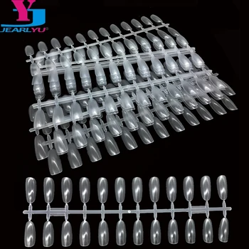 

20p False Nail Art Transparent Color Chart Tips Salon Nagellack Display Practice Wheel UV Gel Polish Board Tool Acrylic Manicure