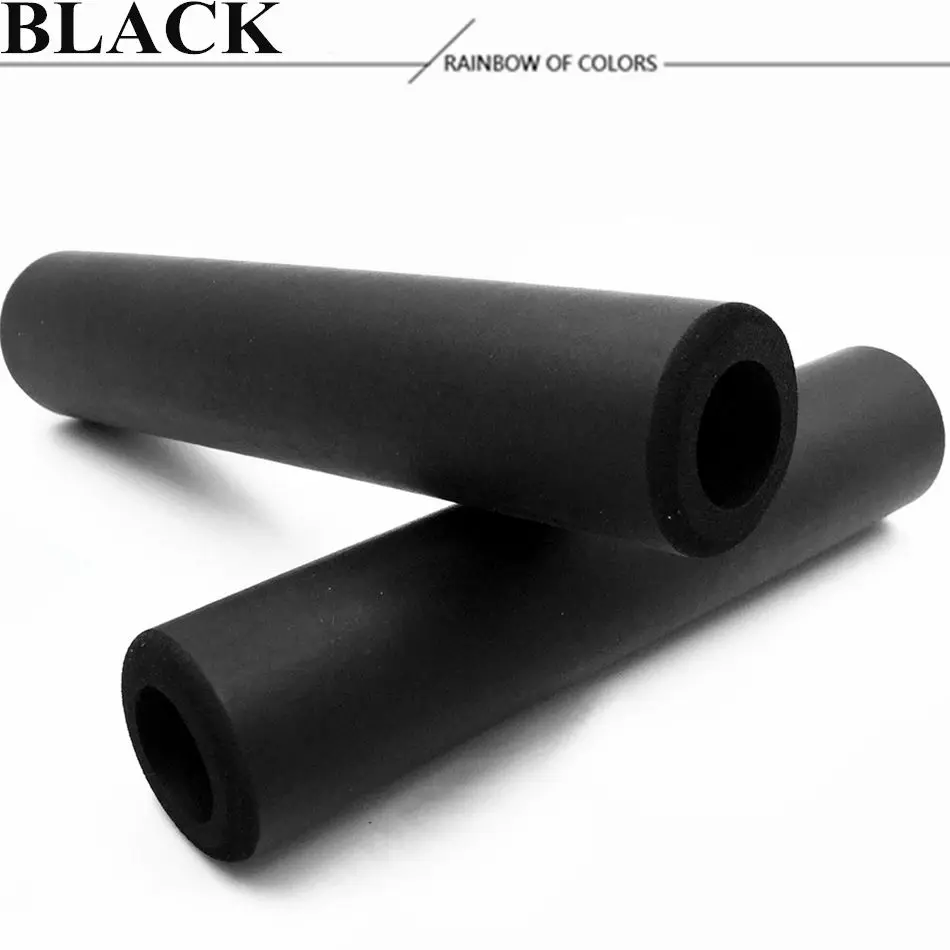 VXM велосипедные ручки высокой плотности руль силикагель/пена силиконовая губка MTB велосипедные ручки XC/AM легкие противоскользящие супер мягкие - Цвет: Black
