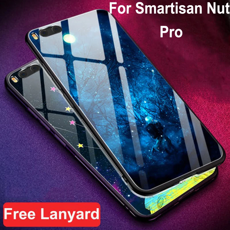 Чехол для Smartisan Nut Pro OD103 чехол закаленное стекло + с мягкими краями 5 ''для Nutpro s