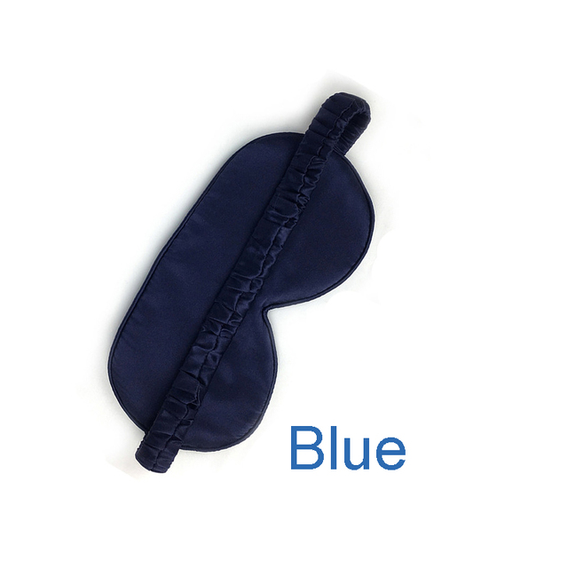 16 Momme Mulberry Pure Silk Eye Cover Double-Side Eye Shade Sleeping Eye Mask Cover Eyepatch Blindfolds Health Sleep Shield
