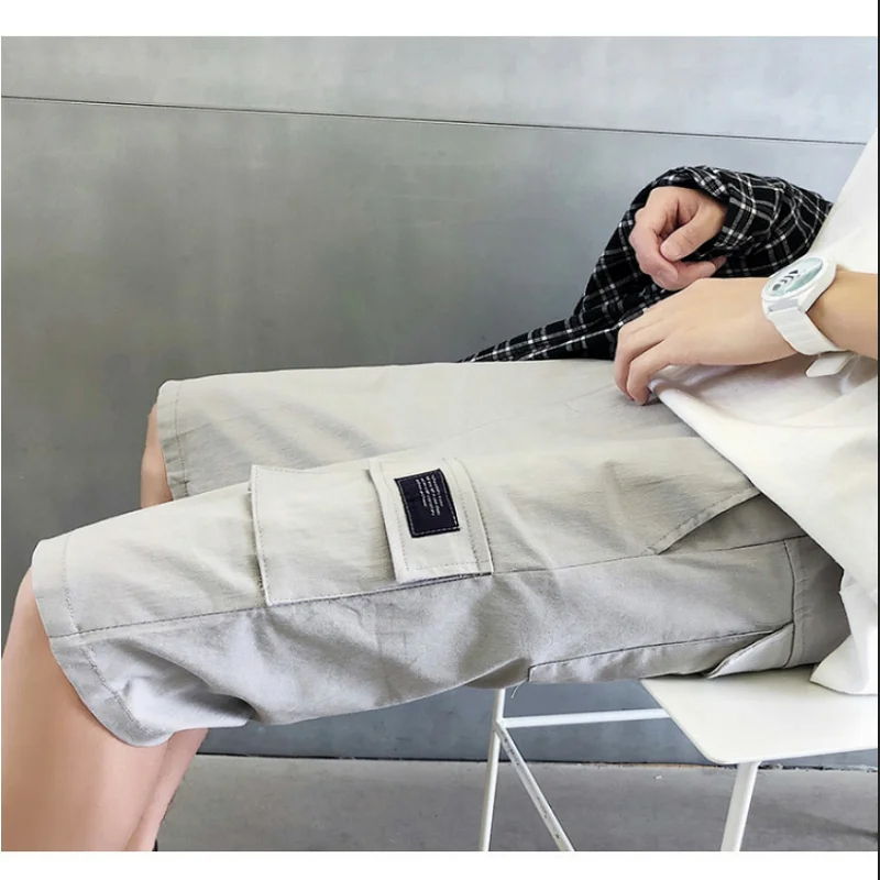 Летние новые шорты мужские свободные повседневные рабочие шорты tide slim five брюки мужские большие размеры мужские шорты кэжуал