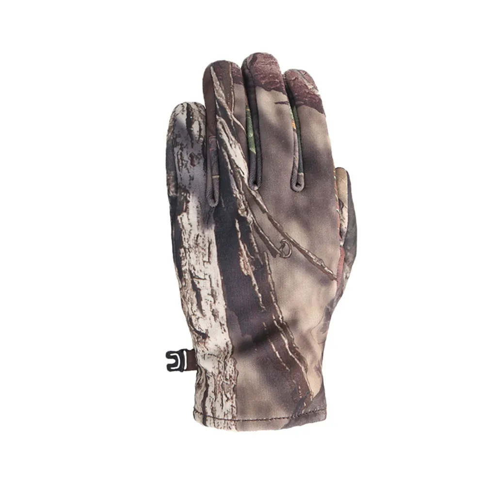 

Outdoor Softshell Hiking Full Gloves Waterproof Bionic Camouflage Fishing Gloves Touchscreen Anti-slip Climbing Gloves