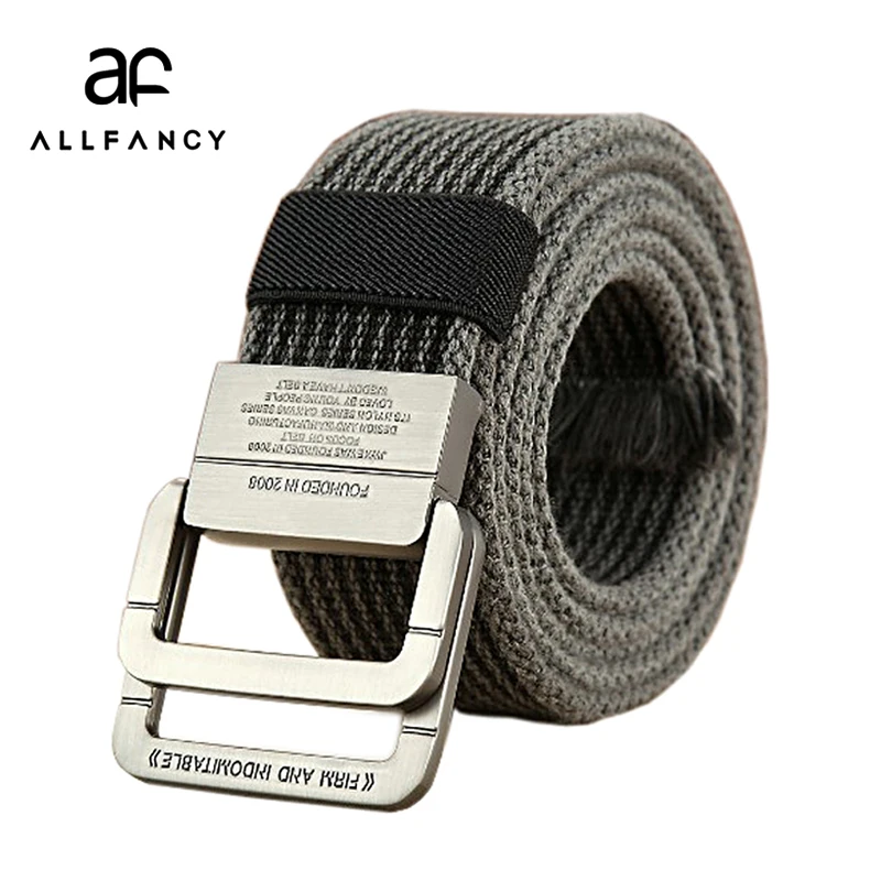 

Brand Designer Belts Men's High Quality Fashion Casual Belt D-Ring Belts Canvas 100% Cotton Washed soft belt